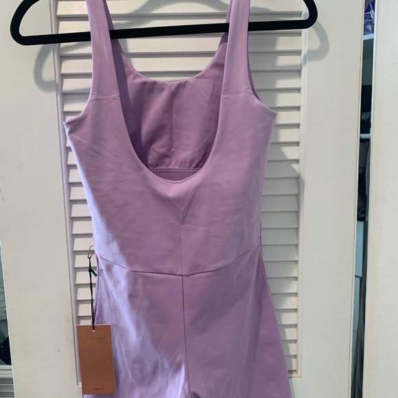 NWT Girlfriend Collective Lilac Unitard - Picture 2 of 3